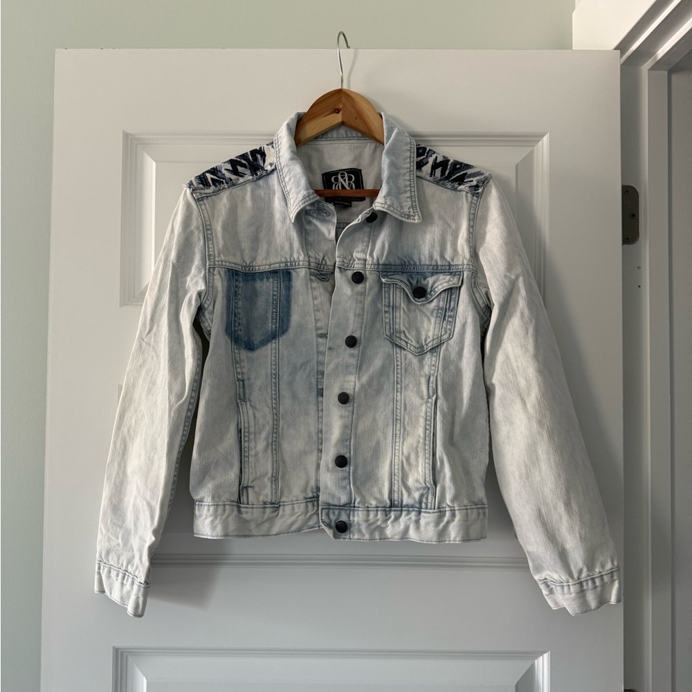 Rock & Republic EUC Denim Jacket w/Cropped Fit size M